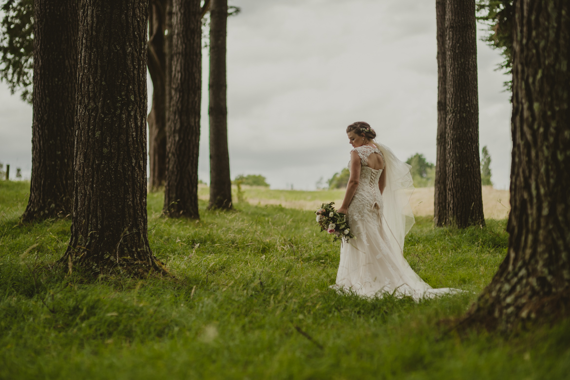 bride in the forest